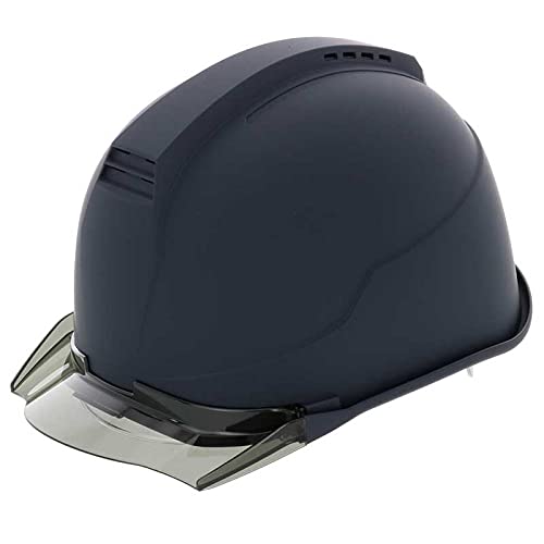 Bollé バイザー付きヘルメット(水色) 収納袋付き 4527 内装付ヘルメット(ソフト透過バイザー) - 警備服・警備用品